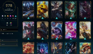 Conta League Of Legends com 278 Skins LOL