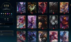 Conta League Of Legends com 278 Skins LOL