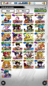 Conta Dragon Ball Legends - Personagens Niver 13/14* - Outros