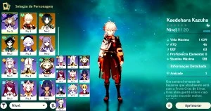 Genshin Impact conta Kazuha+venti+xiao+qiqi+keqing AR10