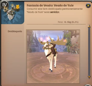 Fantasia de veado: Veado de Yule - Albion Online