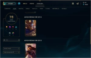 Conta League of Legends LOL