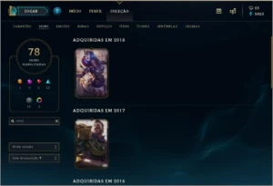 Conta League of Legends LOL