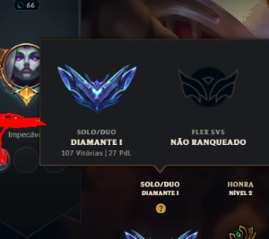 conta diamante 2 (SEM EMAIL CONFIRMADO) - League of Legends LOL