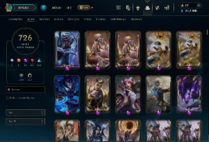 Conta De Lol Diamante + 737 Skins + Várias Skins Prestígio - League of Legends