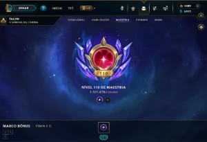 Conta De Lol Diamante + 737 Skins + Várias Skins Prestígio - League of Legends