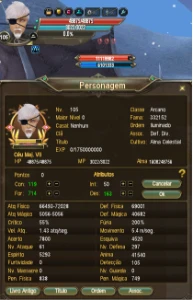 Arcano G17 up3, Arma Up5 Full pedra 3 def - Perfect World PW