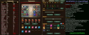 Arcano G17 up3, Arma Up5 Full pedra 3 def - Perfect World PW