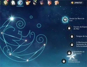 AR56 Eula c1 + pinhos, Zong C1, Ganyu + Ammos, klee+oração - Genshin Impact