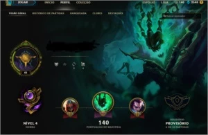 CONTA LEVEL 41, COM MD10 INCOMPLETA - League of Legends LOL
