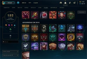 Conta League Of Legends - Season 4 - 92+ skins LOL