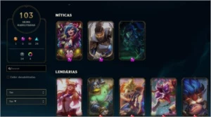 Conta Diamante 4 103 skins c/ Vayne Ladra de Almas - League of Legends LOL