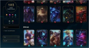 Conta Diamante 4 103 skins c/ Vayne Ladra de Almas - League of Legends LOL