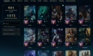 Conta Plat III, +25PDL por vit. 351 Skins - League of Legends LOL