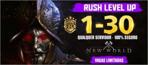 NEW WORLD - ⚔️ ⚡ 1-30 POWER LEVEL ⚡ - TODOS OS SERVIDORES