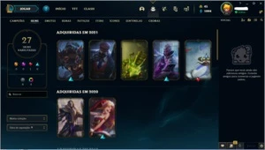 Conta LOL Diamante 1 , 27 skins , 94 campeões - League of Legends