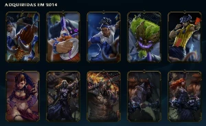 Conta League of Legends Full Acesso - 95 Champs e 83 Skins LOL