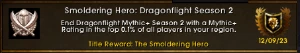 Conta World of warcraft 0.1% Mythic plus season 2. - Blizzard
