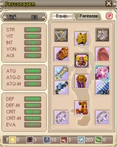 VENDO CONTA DE GF BARATO TITA LVL 83 - Grand Fantasia