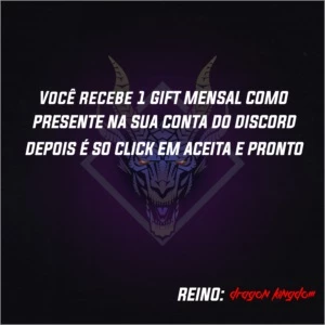 Discord Nitro Classic Mensal Gift Presente - Discord Oficial