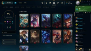 Conta LoL - Lvl 364 - Gold I - 1400 rp - Todos os campeoes - League of Legends