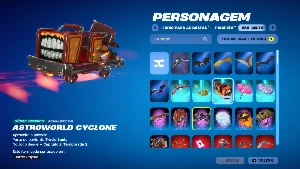 Conta fortnite com asa-delta travis scott, 302 skins...