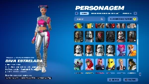 Conta fortnite com asa-delta travis scott, 302 skins...