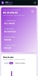 SoloFinance - Sistema de Gestão Financeiro! - Planilhas e Dashboards