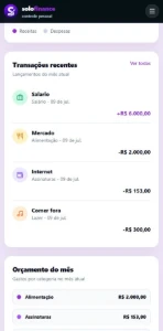 SoloFinance - Sistema de Gestão Financeiro! - Planilhas e Dashboards