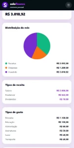 SoloFinance - Sistema de Gestão Financeiro! - Planilhas e Dashboards