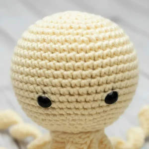 Polvo Newborn Amarelo Amigurumi - Artesanato e Personalizados