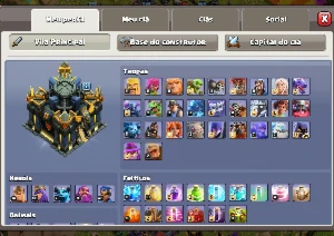 Conta cv 17 semi-full - Clash of Clans