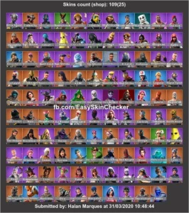 Conta fortnite season 2 a 11 full e passe 12 comprado