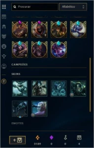Conta League Of Legends 152 Skins LOL