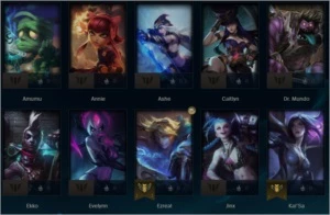 conta lv 31 - mt EA nos espólios - 20 champ - 4 skins - League of Legends LOL