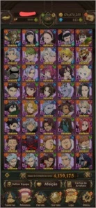 Conta nanatsu no taizai grande cross - Outros