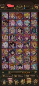Conta nanatsu no taizai grande cross - Outros