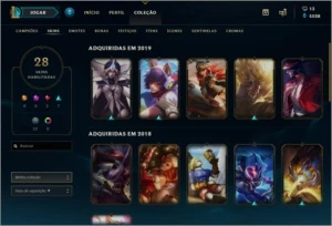 Conta de League of legends BR LOL