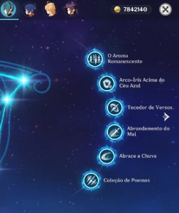 AR60 / 17 chars 5* / vários 4 * c6/ artefatos muito fortes - Genshin Impact