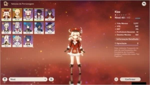 Conta AR 25 com espadão Tumulo do Lobo + brinde - Genshin Impact