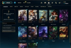 Conta ouro 4 com 22 Champs e 1 Skin - League of Legends LOL