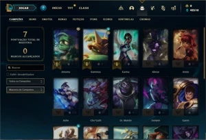 Conta ouro 4 com 22 Champs e 1 Skin - League of Legends LOL