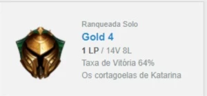 CONTA SMURF BOM MMR JUMPOU MD5 - League of Legends LOL