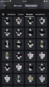 Conta boa com 14K de robux gastos sendo 1k em camisas - Roblox