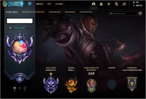 CONTA  DIAMANTE 4 COM TODOS OS CHAMPS - League of Legends LOL