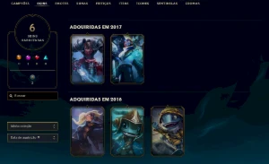 Conta Ferro 2 - League of Legends LOL
