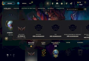 Conta Ferro 2 - League of Legends LOL