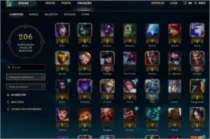 Conta Lol Gold 1 80 Champs 69 Skins - League of Legends