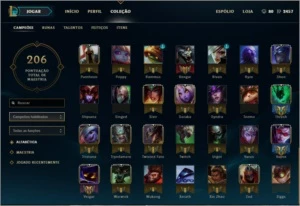 Conta Lol Gold 1 80 Champs 69 Skins - League of Legends