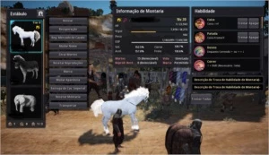Conta Black Desert SA, Arqueiro/Mago 62, 576 GS 276 PA,300DP
